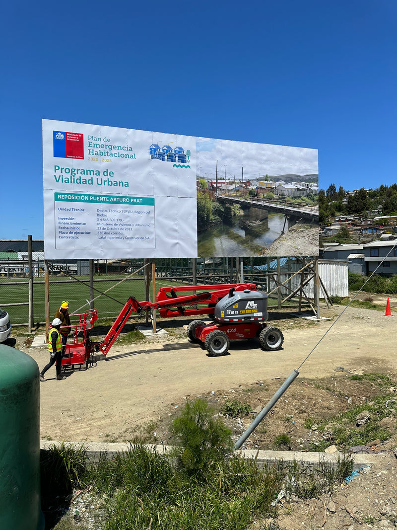 Caja de luz instalada en local comercial Concepción - IMPREGNA Publicidad