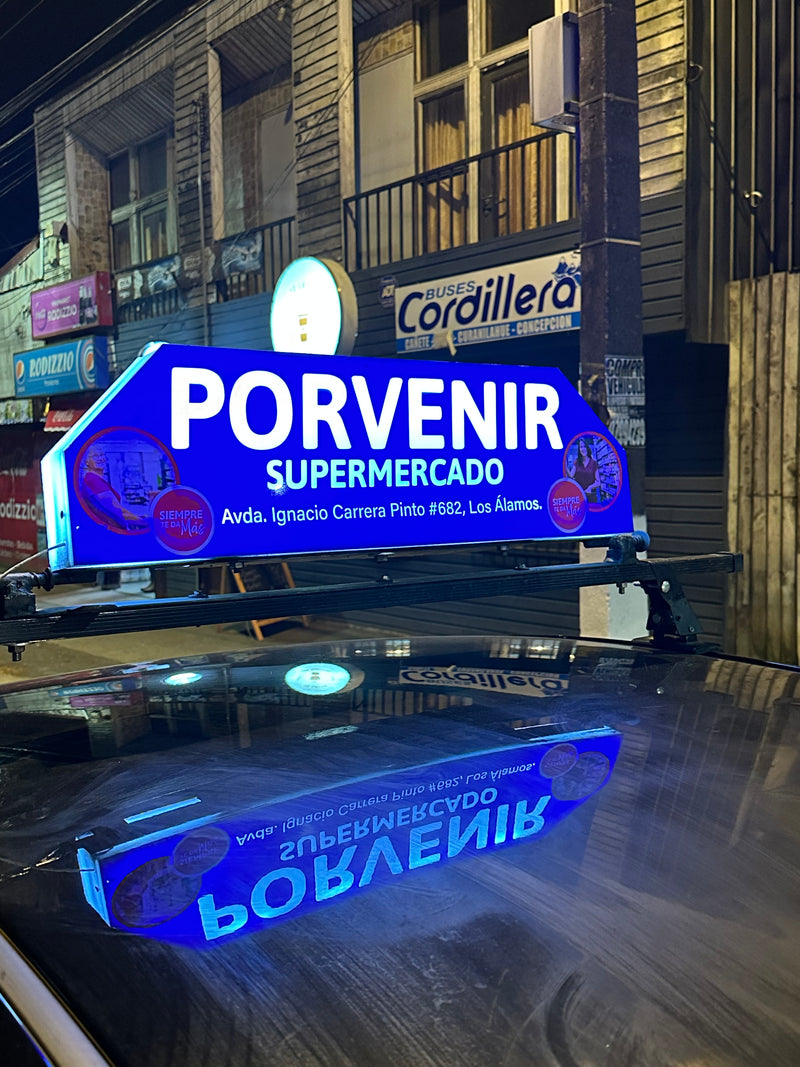 Caja de luz instalada en local comercial Concepción - IMPREGNA Publicidad